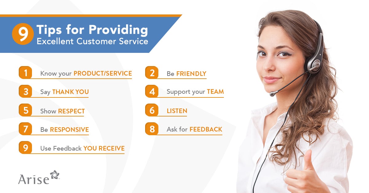 9 Tips For Providing Excellent Customer Service Arise Work From Home