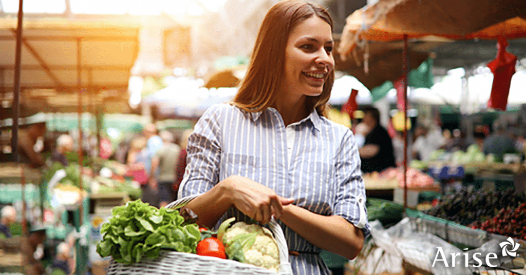 Woman shopping