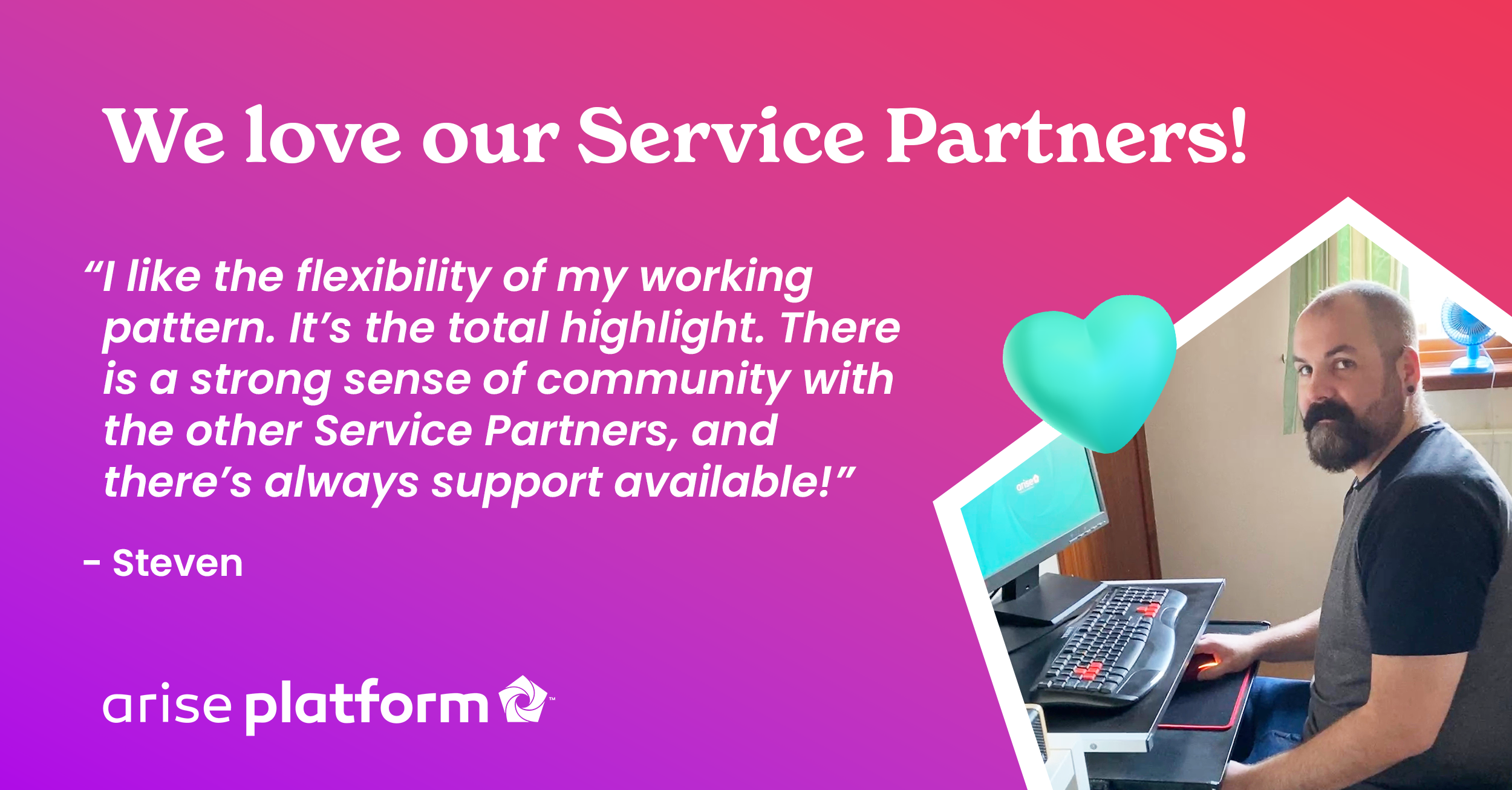 We Love Our Service Partners: Steven L.